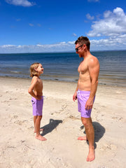 Mens Lined Boardshorts - Jacaranda