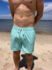 Mens Lined Boardshorts - Ningaloo Blue