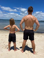 Mens Lined Boardshorts - Charcoal