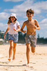 Boys' Hybrid Boardshorts - Midnight Stripe