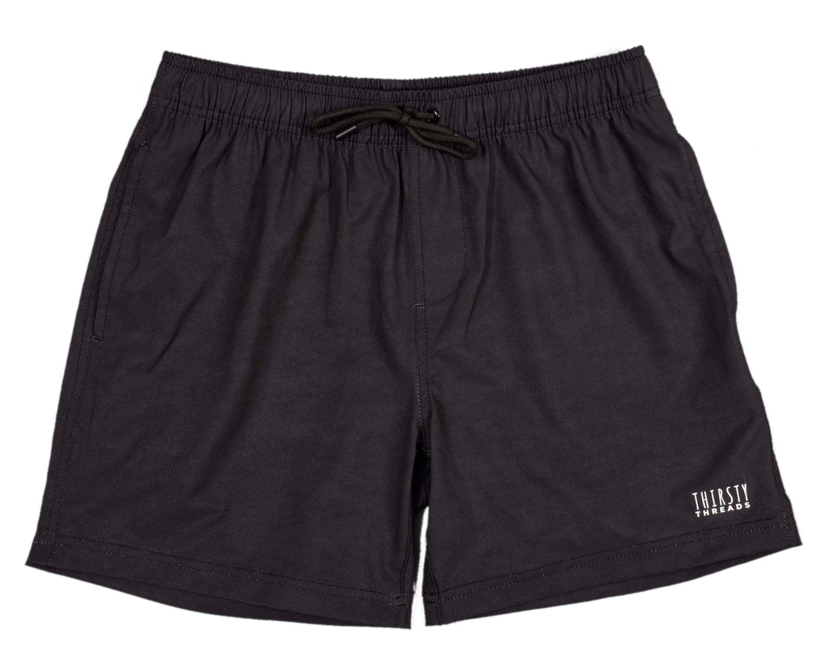 Mens Lined Boardshorts - Charcoal