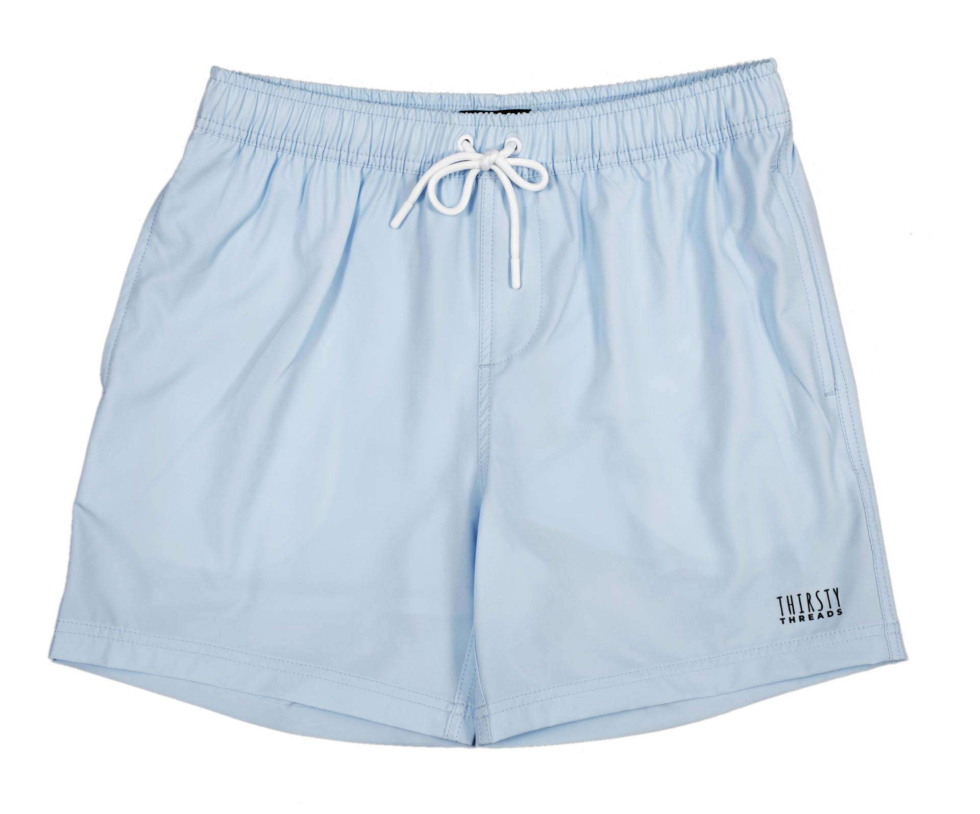 Mens Lined Boardshorts - Light Bluey