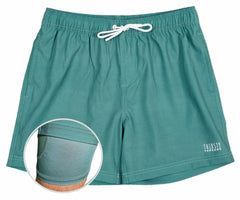 Mens Lined Boardshorts - Aussie Green