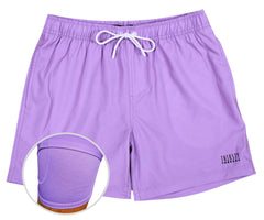 Mens Jacaranda anti-chafe lined boardshorts - Thirsty Threads 