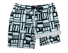 Boys' Hybrid Boardshorts - Mint Geo