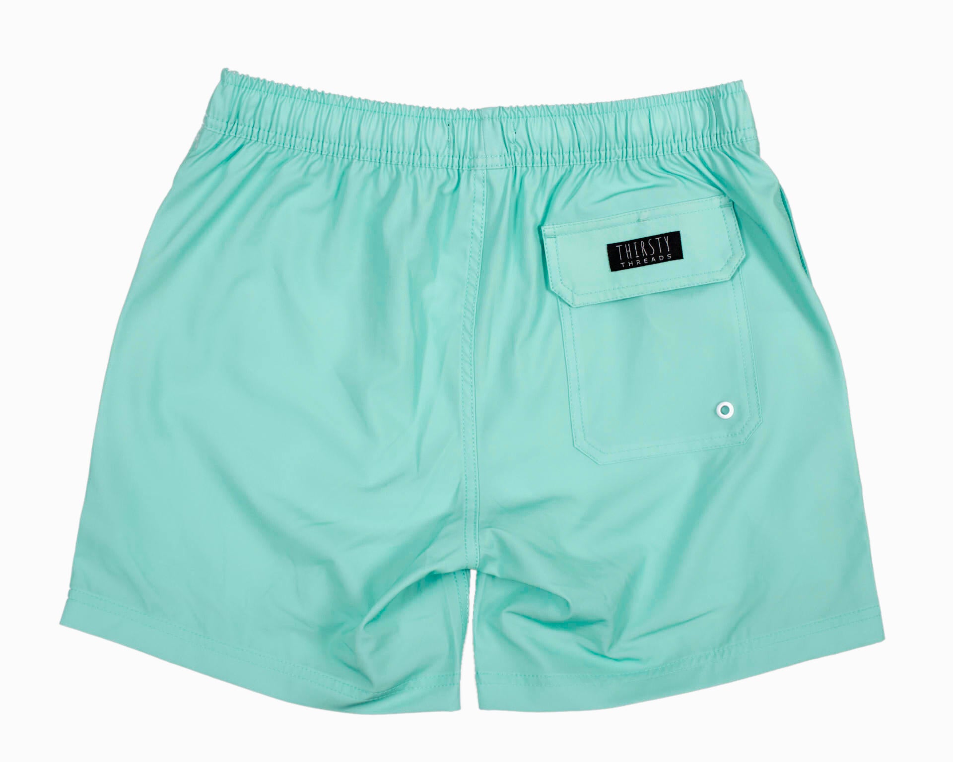 Mens Aqua anti-chafe lined boardshorts - Thirsty Threads 