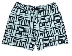 Men's Hybrid Boardshorts - Mint Geo