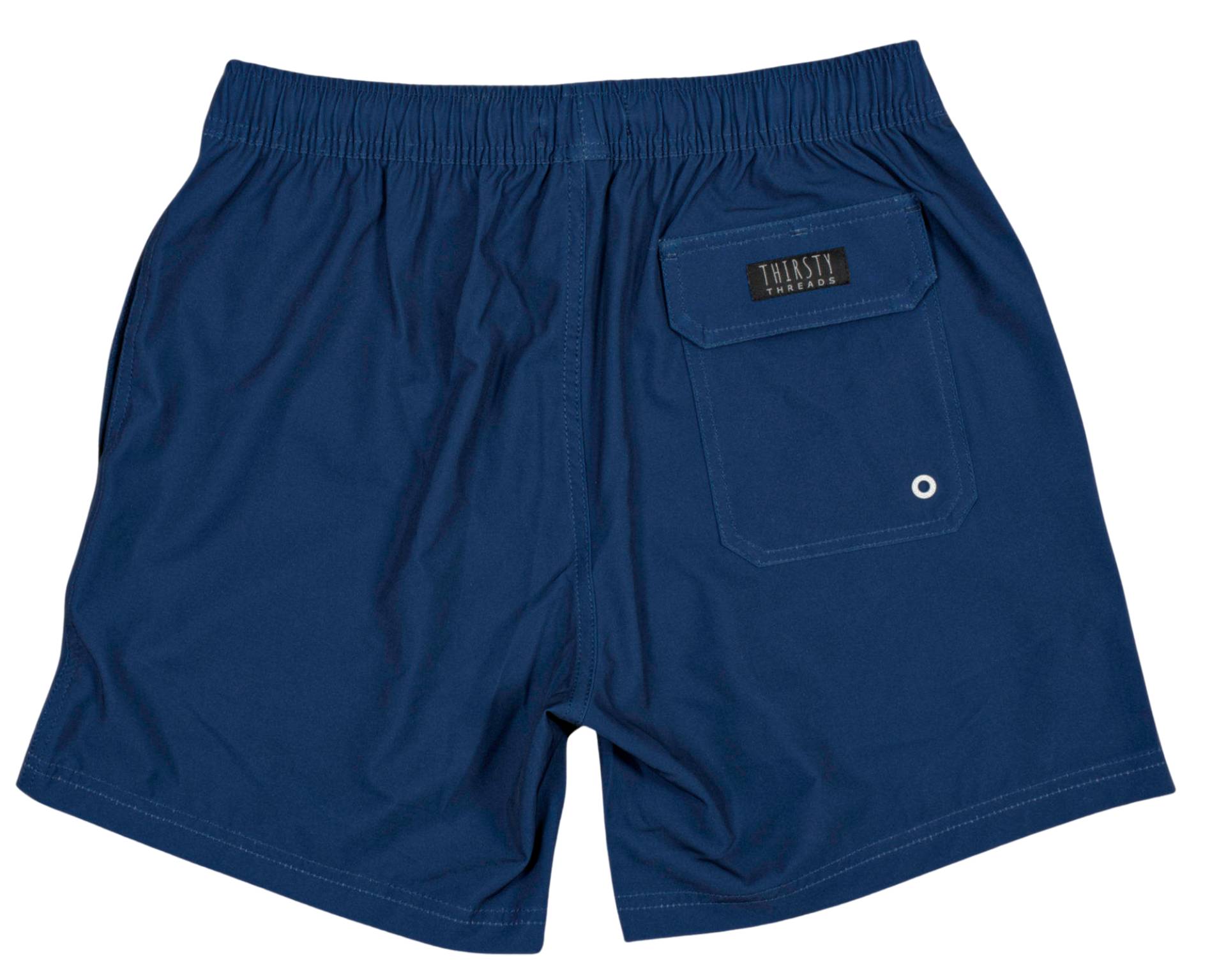 Mens Navy anti-chafe lined boardshorts - Thirsty Threads 