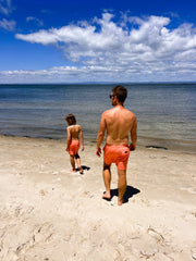 Boys' Hybrid Boardshorts - Burnt Horizon