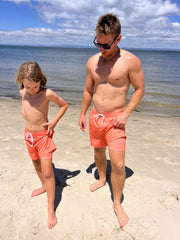 Boys' Hybrid Boardshorts - Burnt Horizon