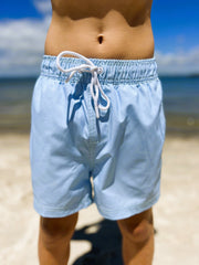 Boys' Hybrid Boardshorts - Light Blue