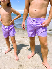 Men's Hybrid Boardshorts - Jacaranda