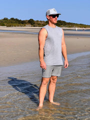 Men's Hybrid Boardshorts - Midnight Stripe